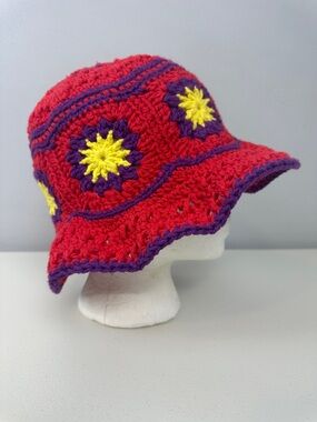 Granny Square Bucket Hat